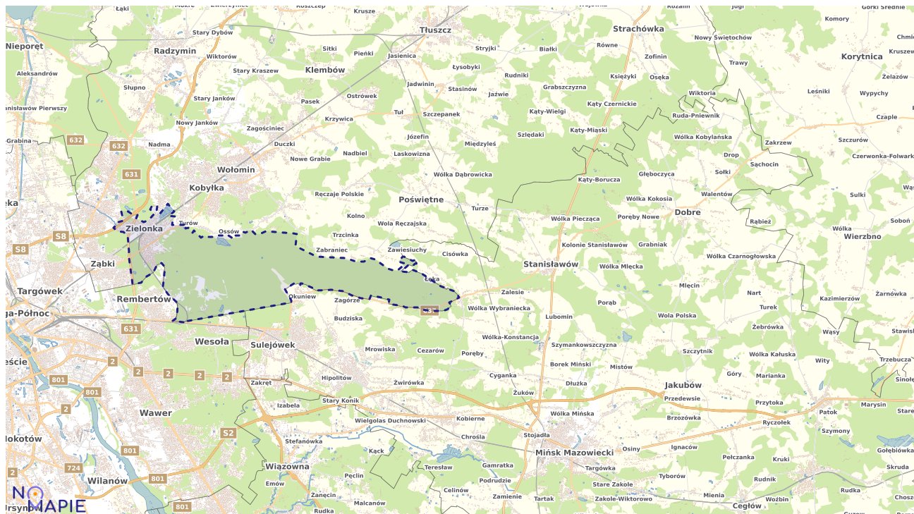 Mapa Geoportal Zielonka